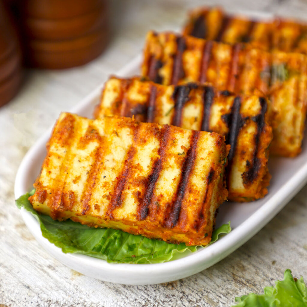 Grilled Paneer Recipe