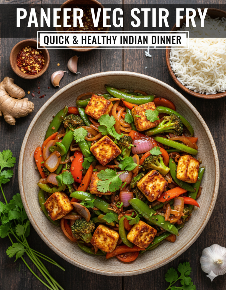 Paneer & Veg Stir Fry Recipe