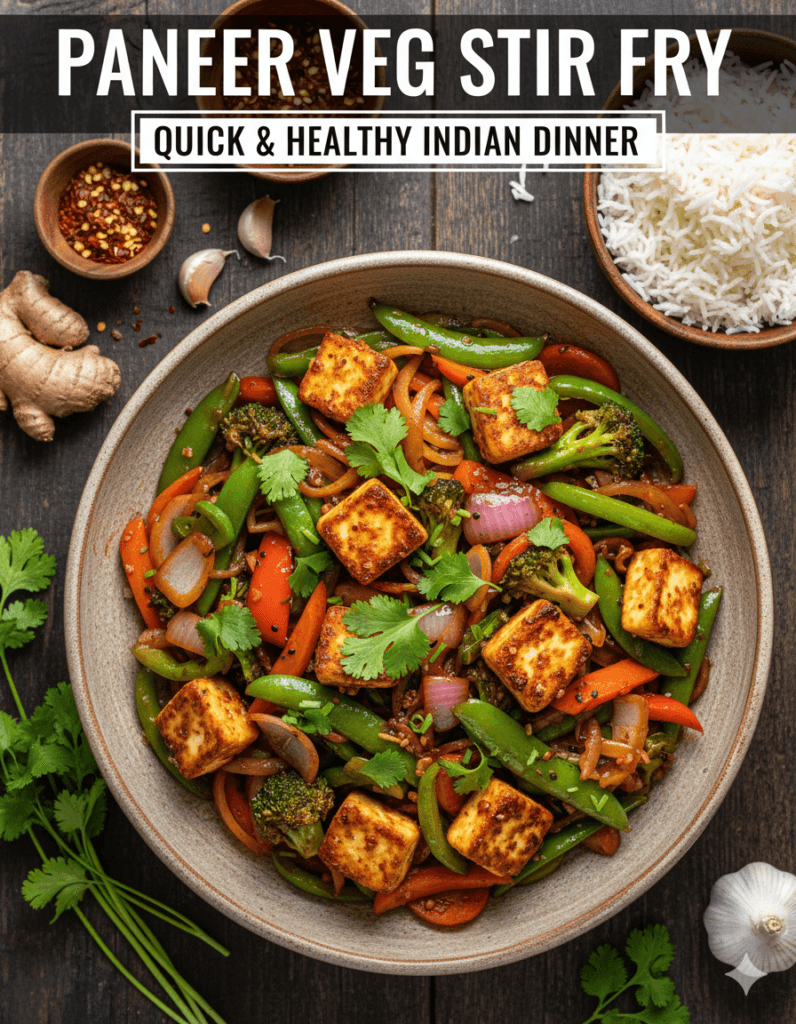 Paneer & Veg Stir Fry Recipe